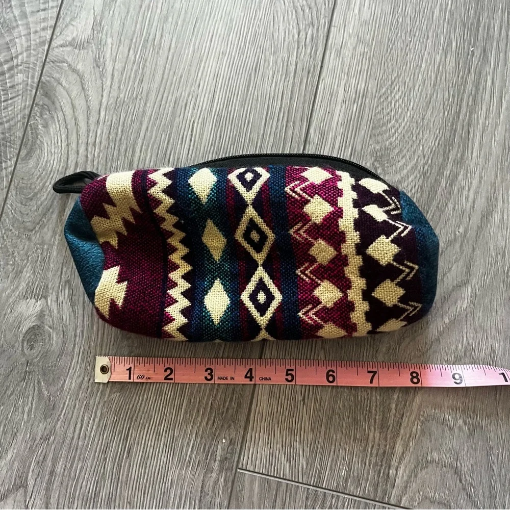 tribal pattern pencil or makeup case